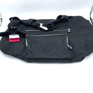 Kipling Black Maxwell Crossbody Tote Bag